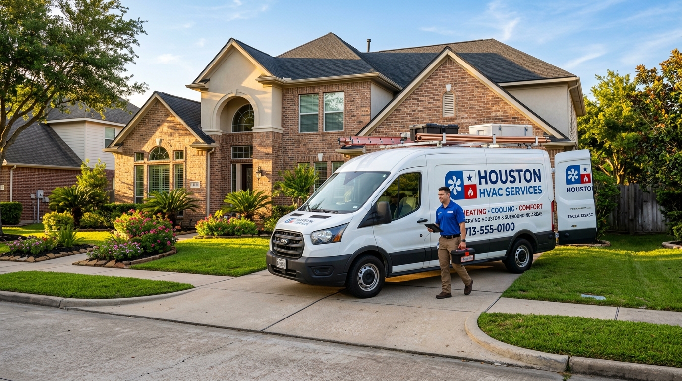 HVAC Texas Fleet Service Van